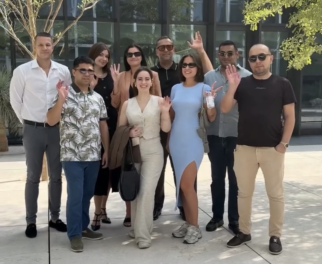 Elvira with the Dream Royal Estate team in the office